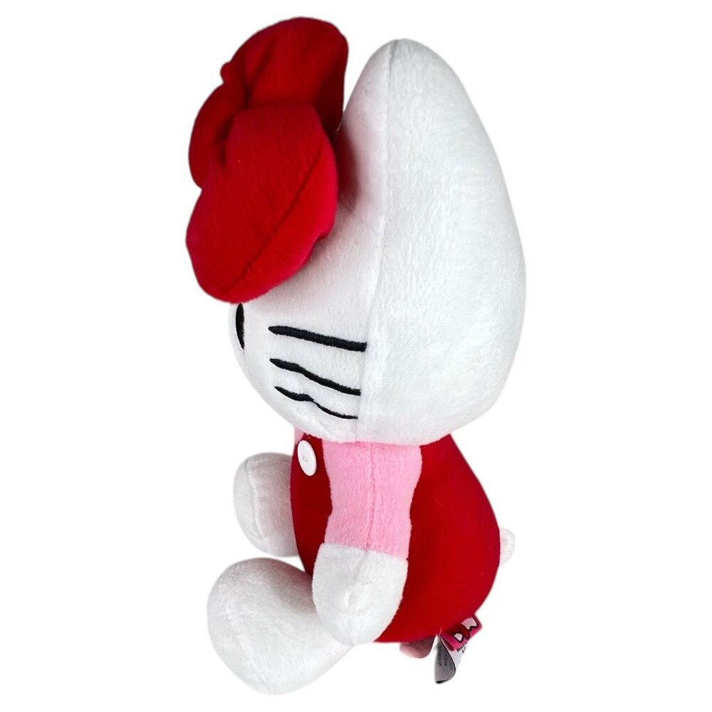 2012 Hello Kitty Sanrio Plush 12 1/2” Red Dress & Bow Pink Shirt Stuffed Animal - Picture 5 of 8